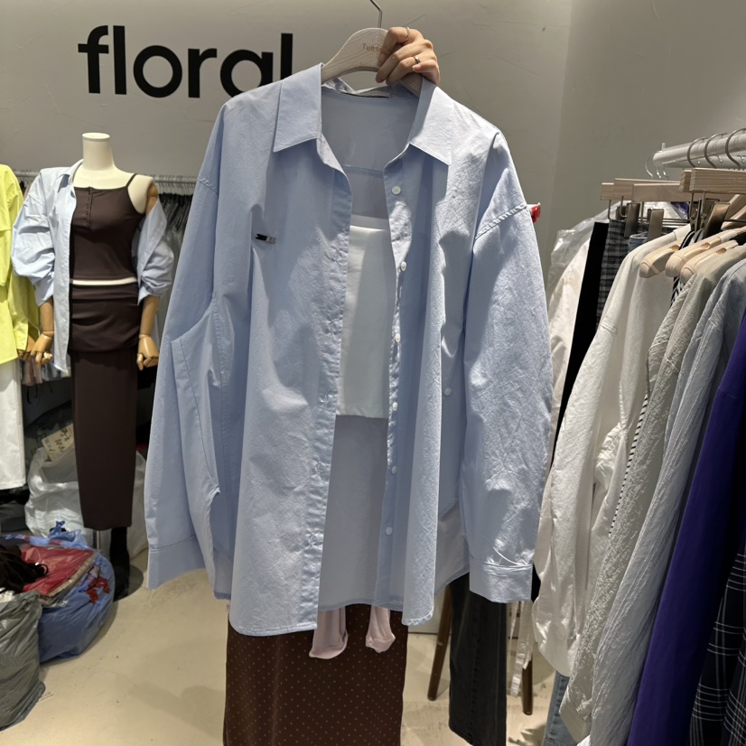 FLORAL東大門直郵女士新款推薦真品熱賣時尚人氣襯衫蕾絲衫FLORAL襯衫/蕾絲衫圖色3