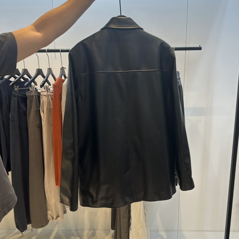 OSOO東大門實拍女裝新品真品休閑人氣熱賣推薦時尚皮衣羊皮OSOO皮衣