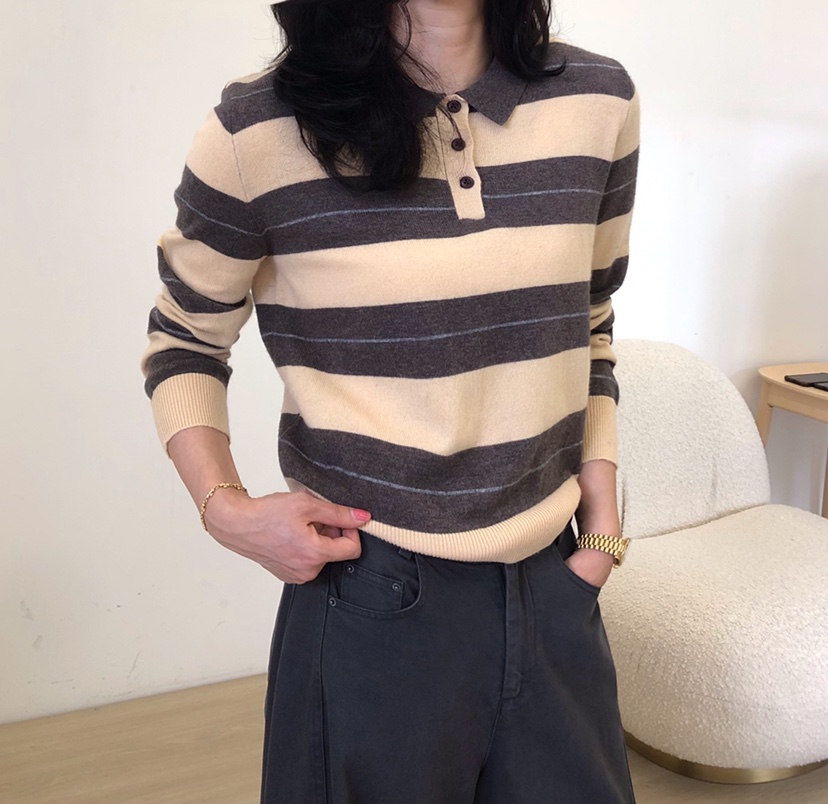 GLAD SOME韓國代購女士新品時尚熱賣推薦真品休閑針織衫GLAD SOME針織衫