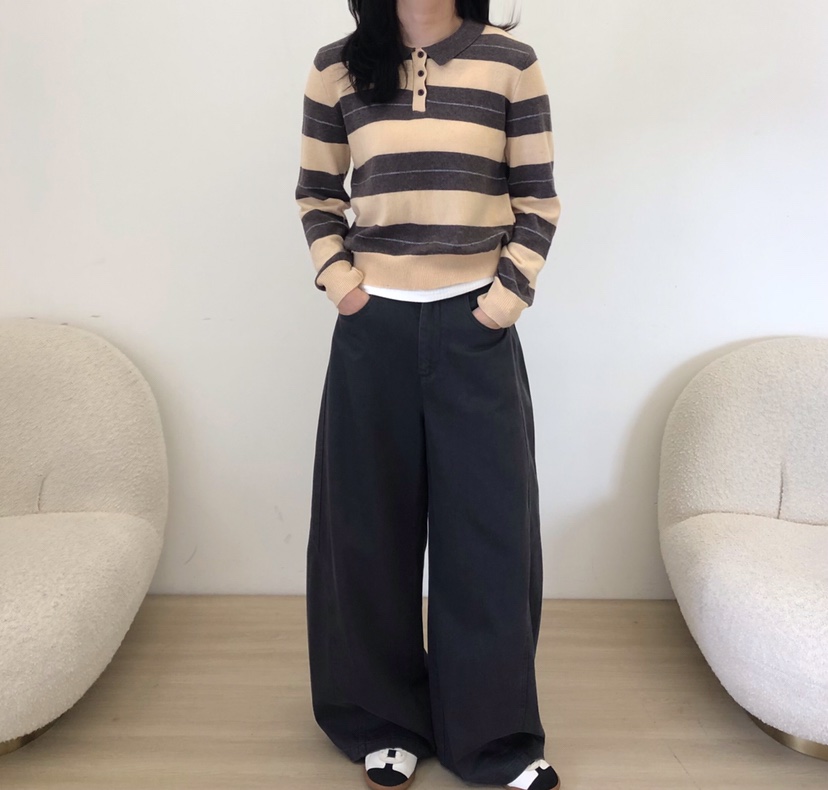 GLAD SOME韓國代購女士新品時尚熱賣推薦真品休閑針織衫GLAD SOME針織衫