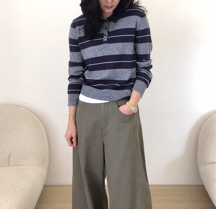 GLAD SOME韓國代購女士新品時尚熱賣推薦真品休閑針織衫GLAD SOME針織衫