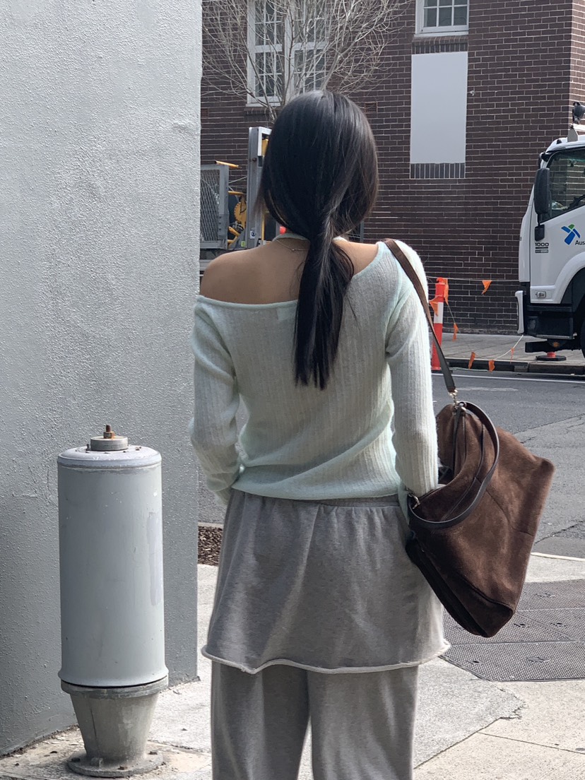 BAKING POWDER東大門直郵女士新品熱賣時尚休閑針織衫露背BAKING POWDER針織衫