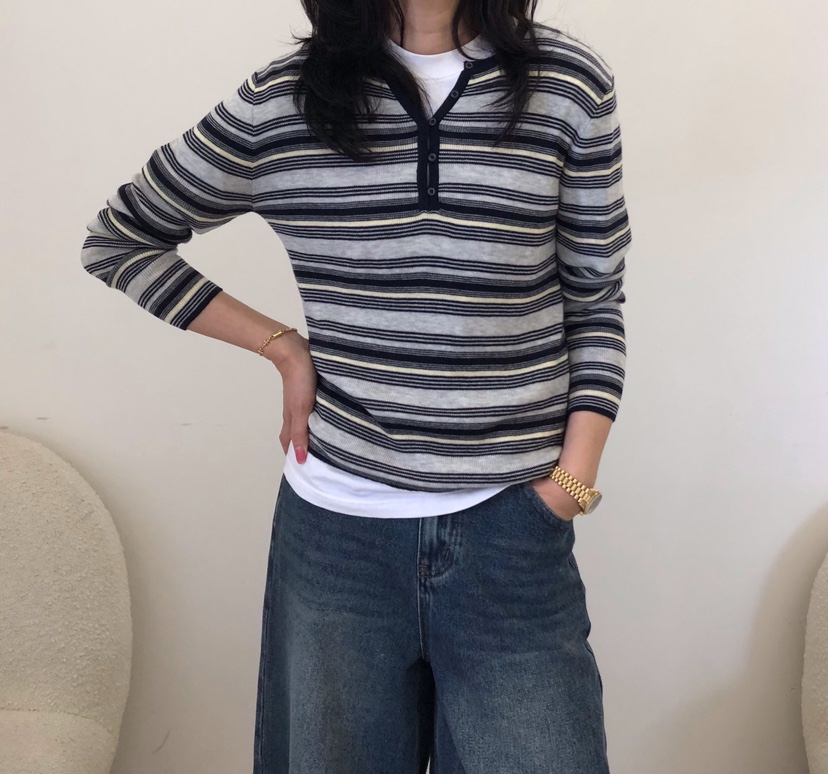 GLAD SOME東大門直郵女士新款時尚人氣推薦休閑真品針織衫GLAD SOME針織衫圖色3
