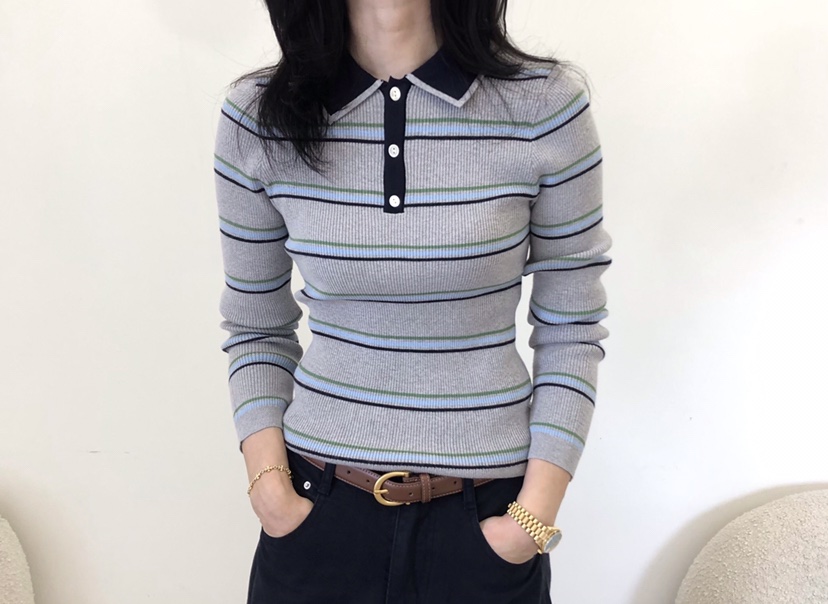 GLAD SOME韓國直郵女士新款休閑人氣熱賣時尚推薦針織衫GLAD SOME針織衫圖色3