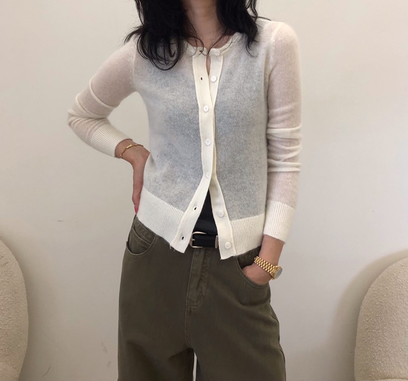 GLAD SOME東大門實拍女士新品時尚真品休閑人氣針織衫開衫GLAD SOME針織衫