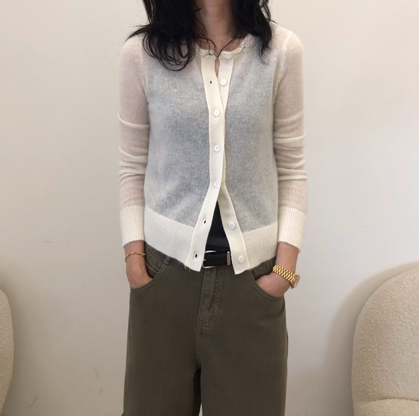 GLAD SOME東大門實拍女士新品時尚真品休閑人氣針織衫開衫GLAD SOME針織衫圖色2