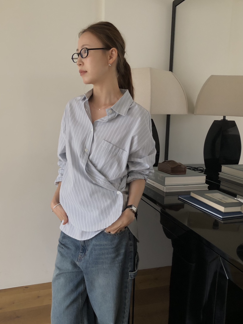 LONG PEAK東大門直郵女士新品推薦人氣休閑時尚襯衫蕾絲衫LONG PEAK襯衫/蕾絲衫