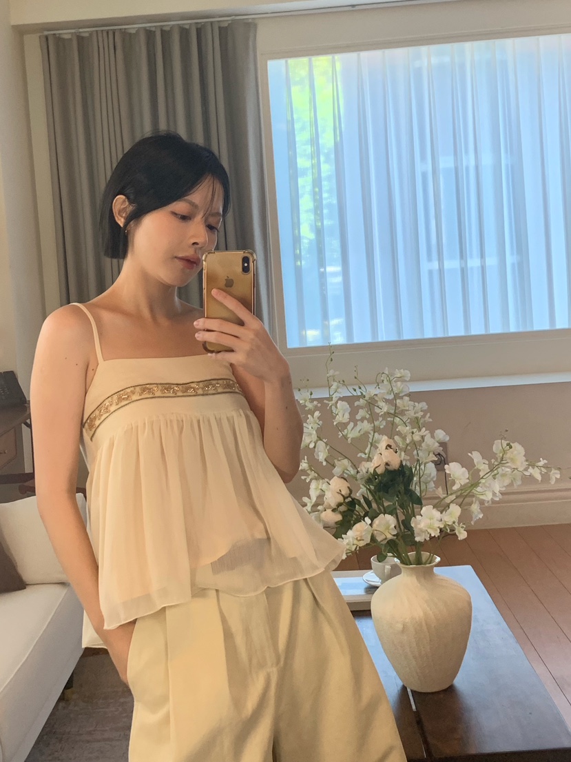 FABRIC東大門代購女裝新款熱賣時尚真品休閑人氣吊帶背心FABRIC吊帶/背心