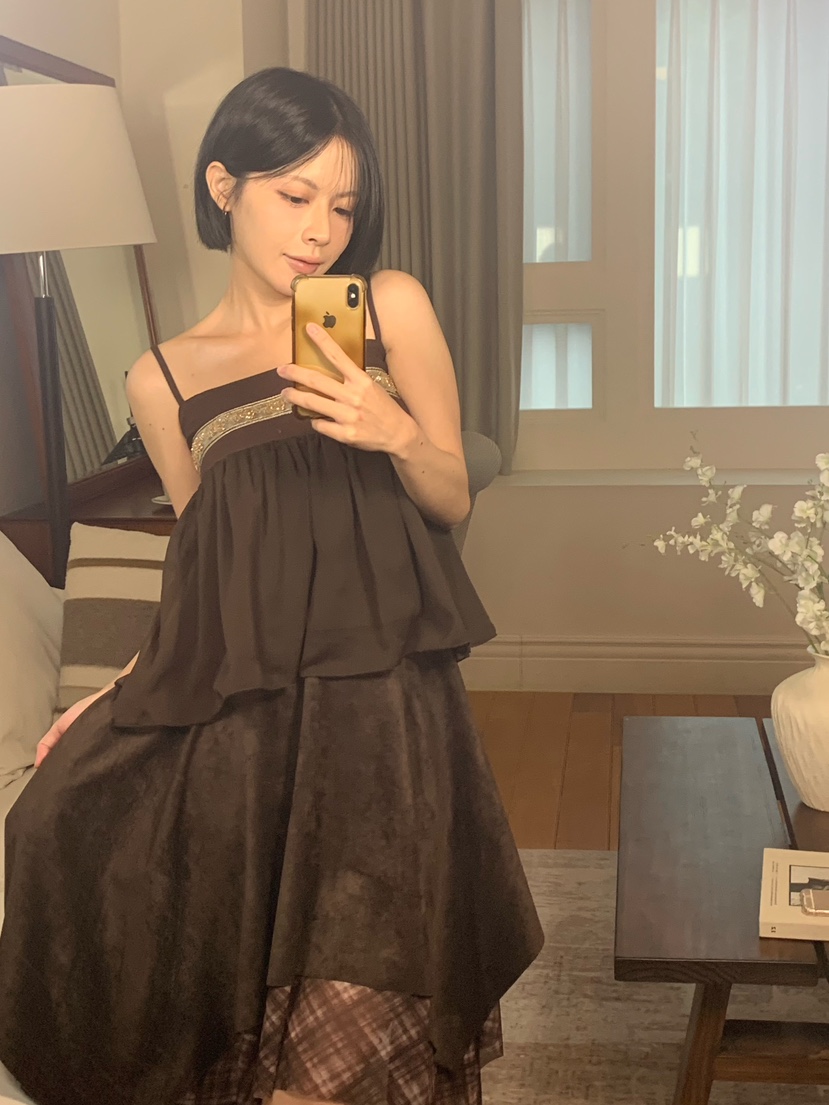 FABRIC東大門代購女裝新款熱賣時尚真品休閑人氣吊帶背心FABRIC吊帶/背心