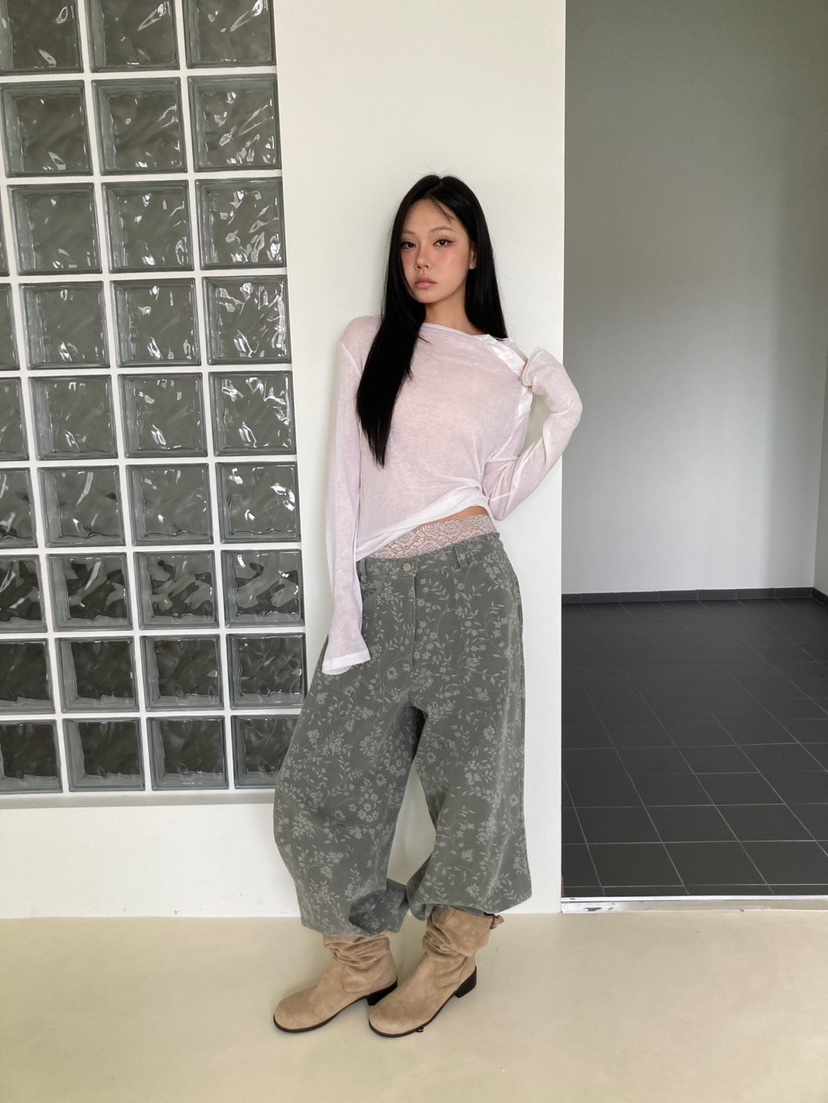 MORE THAN-P韓國直郵女裝新款休閑熱賣時尚人氣長袖T恤MORE THAN長袖T恤