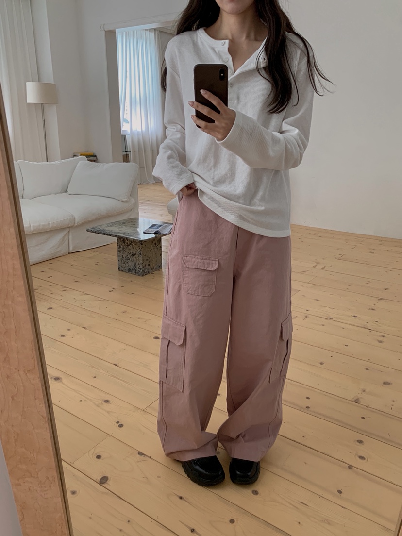 LONG PEAK東大門代購女士新品人氣休閑時尚長袖T恤華夫格LONG PEAK長袖T恤