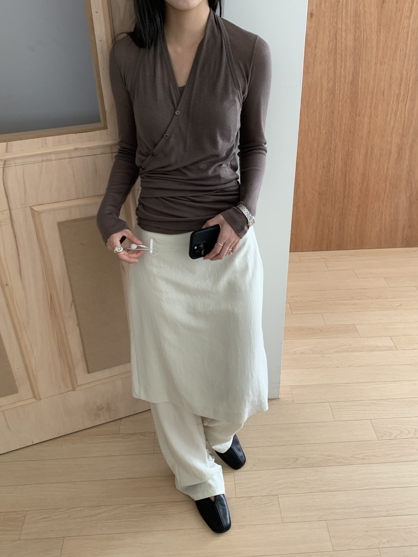 B_GARDER東大門代購女裝新款熱賣時尚真品人氣休閑長袖T恤B.GARDER長袖T恤