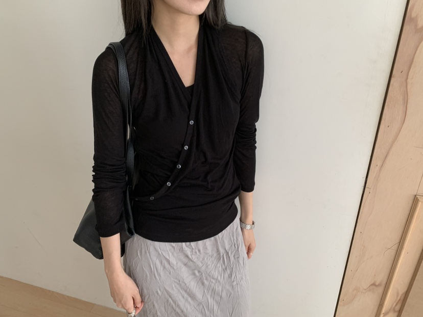 B_GARDER東大門代購女裝新款熱賣時尚真品人氣休閑長袖T恤B.GARDER長袖T恤圖色3