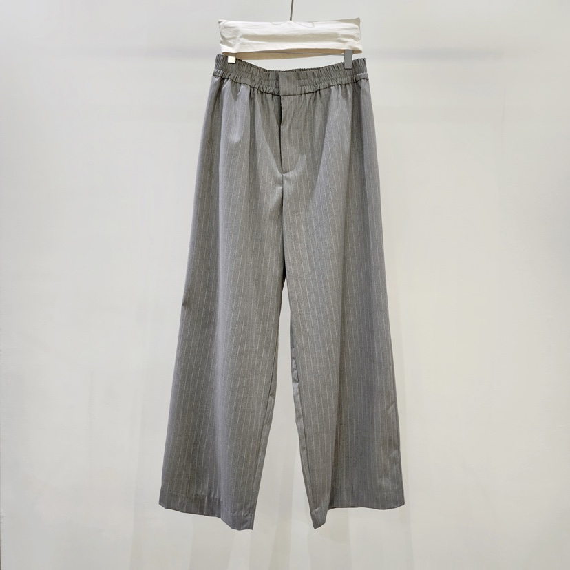 LA BLOOM東大門代購女士新品人氣休閑真品時尚休閑褲條紋La Bloom休閑褲圖色1