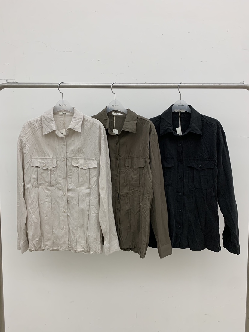 B_GARDER韓國直郵女士新品真品熱賣人氣推薦襯衫蕾絲衫褶皺B.GARDER襯衫/蕾絲衫