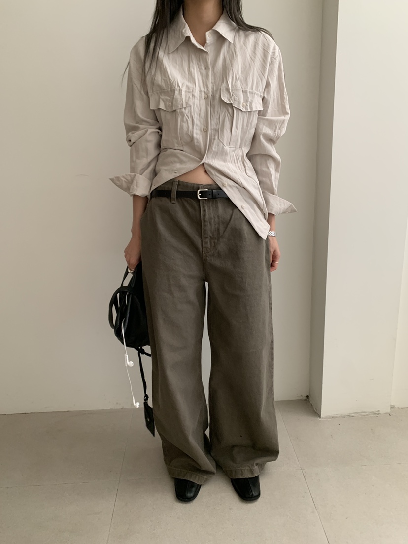 B_GARDER韓國直郵女士新品真品熱賣人氣推薦襯衫蕾絲衫褶皺B.GARDER襯衫/蕾絲衫