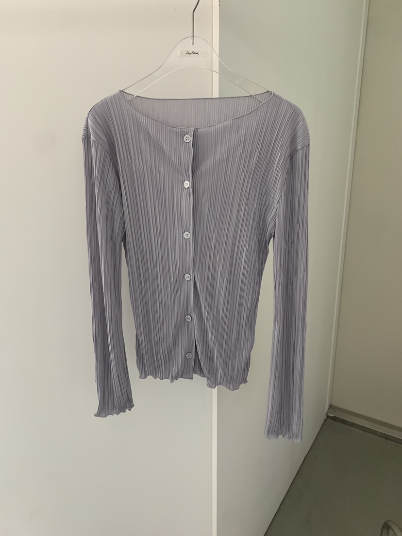 SHOP POSTER東大門代購女士新品真品熱賣人氣長袖T恤褶裥SHOP POSTER長袖T恤圖色2