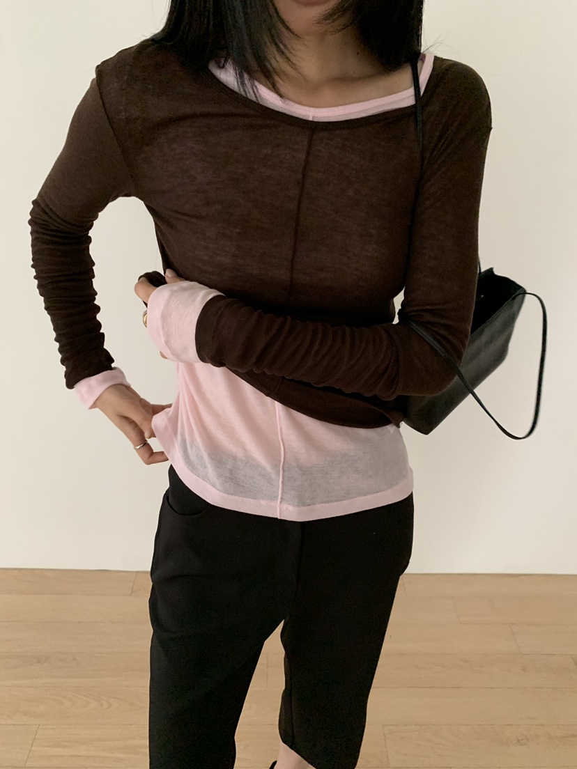 B_GARDER東大門代購女裝新品熱賣推薦人氣時尚真品長袖T恤B.GARDER長袖T恤