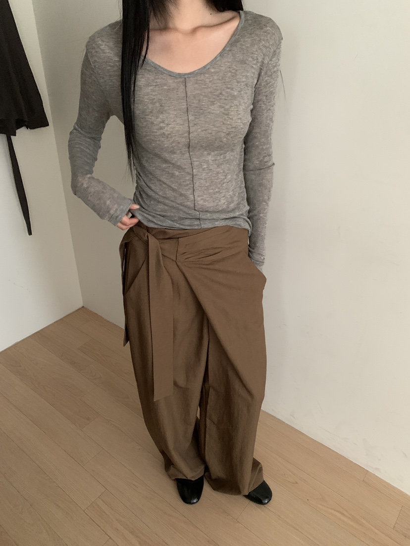B_GARDER東大門代購女裝新品熱賣推薦人氣時尚真品長袖T恤B.GARDER長袖T恤