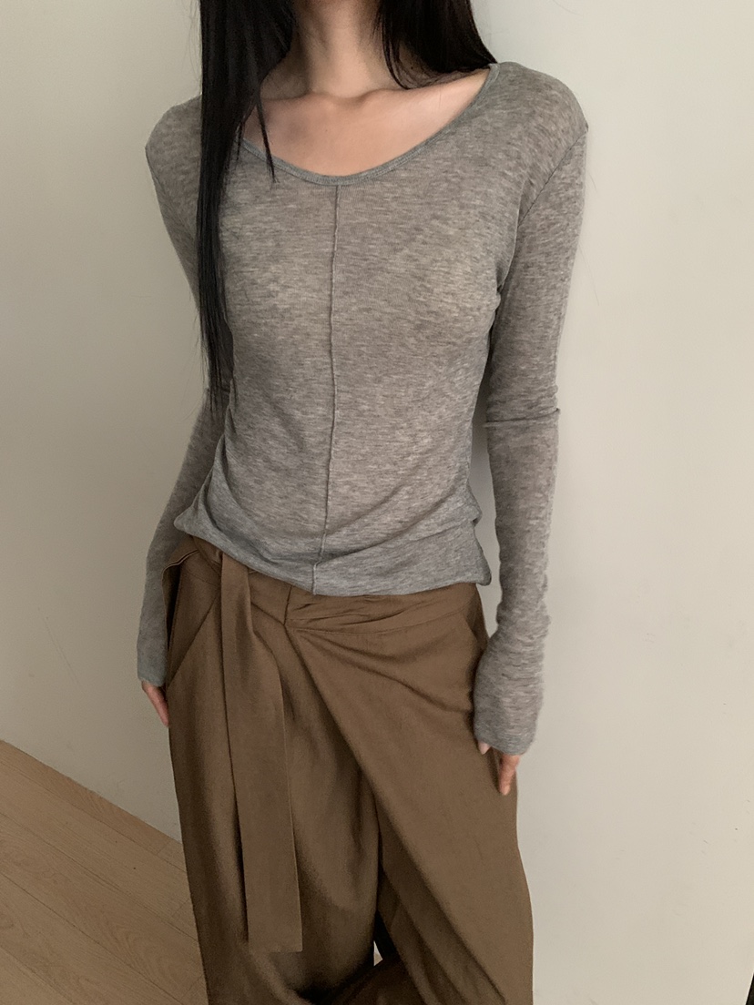 B_GARDER東大門代購女裝新品熱賣推薦人氣時尚真品長袖T恤B.GARDER長袖T恤圖色2