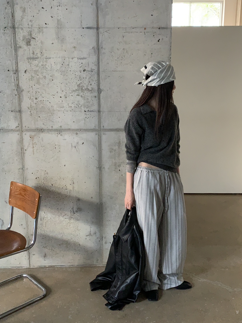 B_GARDER東大門直郵女裝新款休閑人氣真品熱賣休閑褲條紋B.GARDER休閑褲