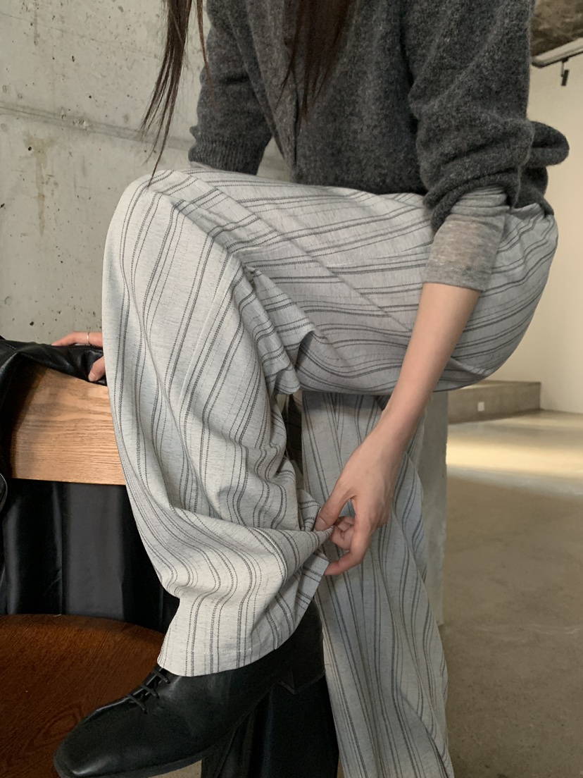B_GARDER東大門直郵女裝新款休閑人氣真品熱賣休閑褲條紋B.GARDER休閑褲