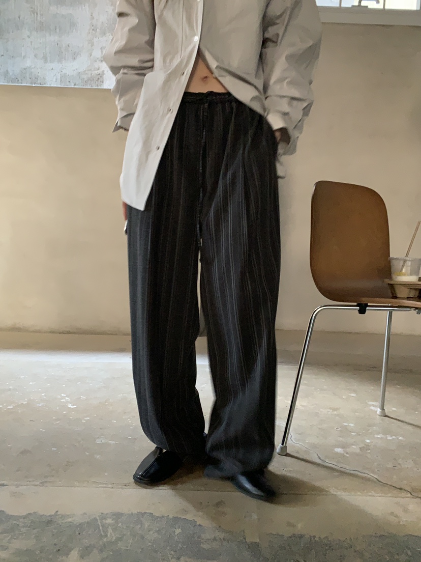 B_GARDER東大門直郵女裝新款休閑人氣真品熱賣休閑褲條紋B.GARDER休閑褲
