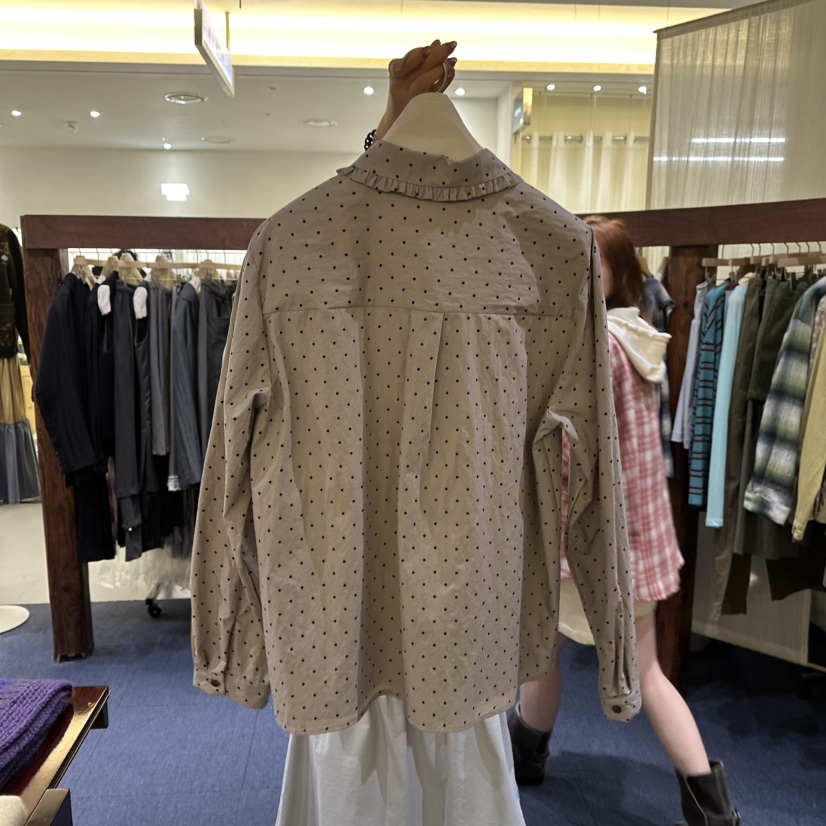 FURE東大門代購女裝新品真品推薦人氣休閑時尚襯衫蕾絲衫FURE襯衫/蕾絲衫