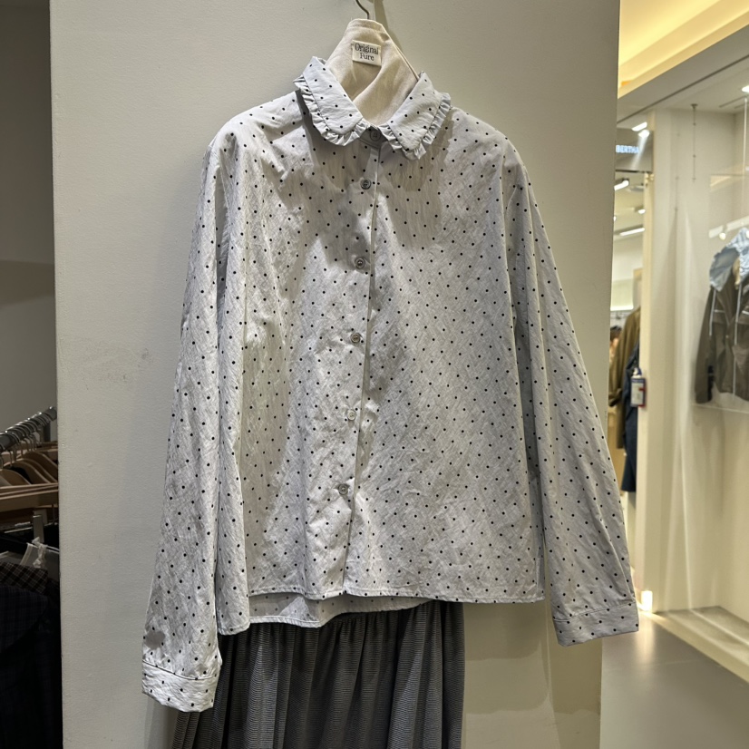 FURE東大門代購女裝新品真品推薦人氣休閑時尚襯衫蕾絲衫FURE襯衫/蕾絲衫圖色3
