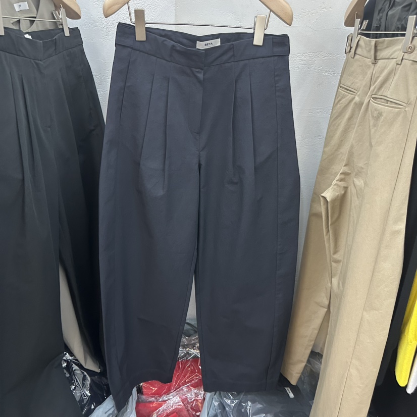 SETA東大門實拍女裝新款真品人氣休閑熱賣推薦時尚休閑褲SETA休閑褲圖色2深藍色