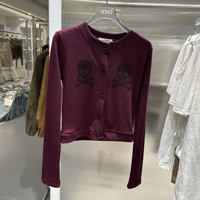 KIKI東大門實拍女士新品真品休閑熱賣推薦時尚人氣開衫KIKI開衫圖色4
