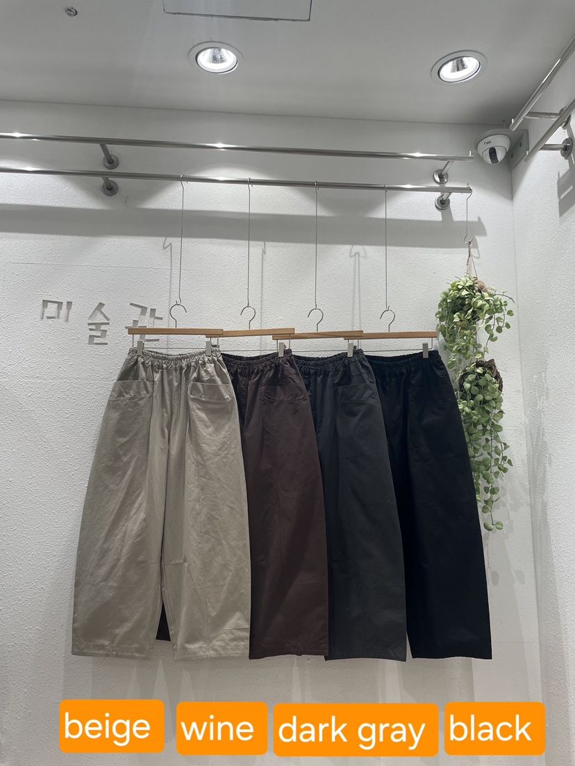 GALLERY-A韓國代購女士新品人氣休閑熱賣時尚休閑褲口袋GALLERY休閑褲