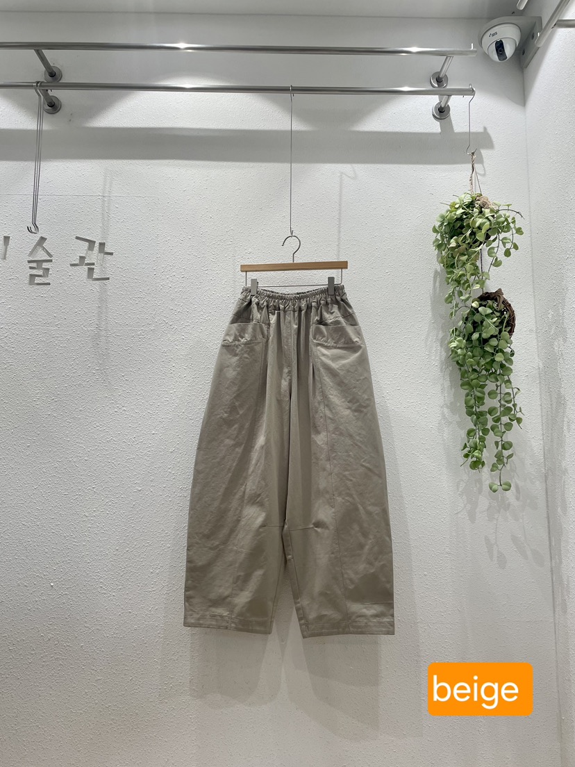 GALLERY-A韓國代購女士新品人氣休閑熱賣時尚休閑褲口袋GALLERY休閑褲圖色1