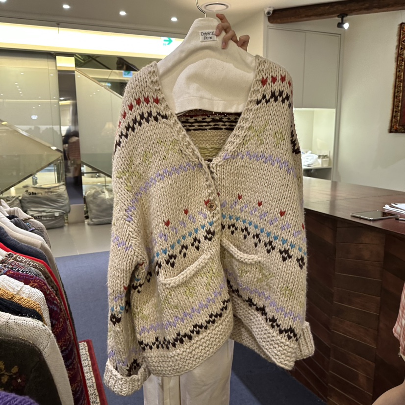 FURE東大門代購女士新品推薦休閑熱賣時尚人氣毛衣手工復古FURE毛衣圖色2