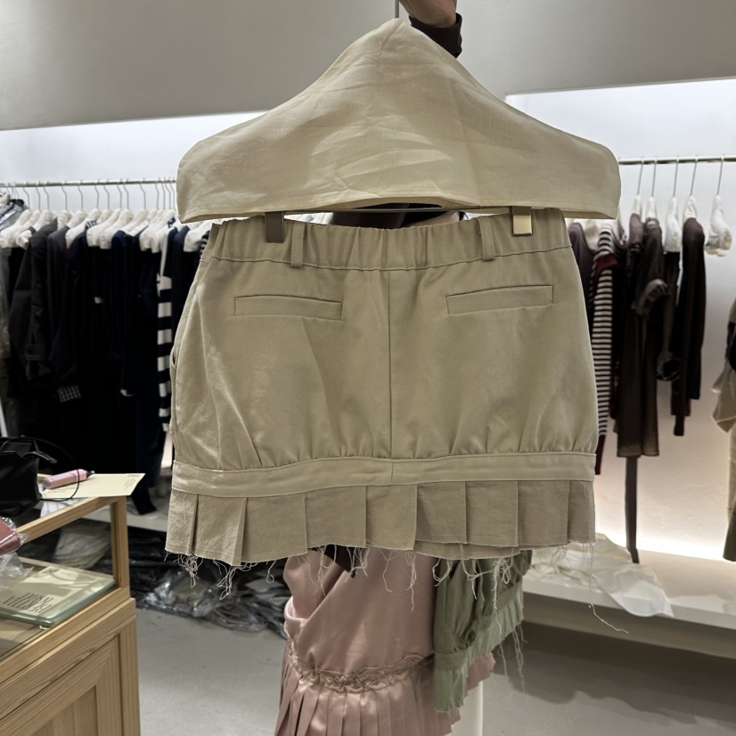 BERTHA韓國直郵女裝新品真品推薦人氣時尚熱賣休閑短裙褶皺BERTHA短裙