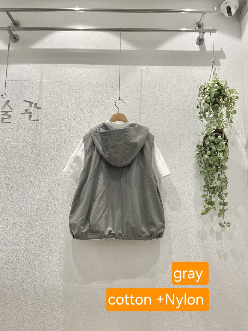 GALLERY-A東大門代購女裝新款推薦熱賣真品時尚馬甲連帽GALLERY馬甲