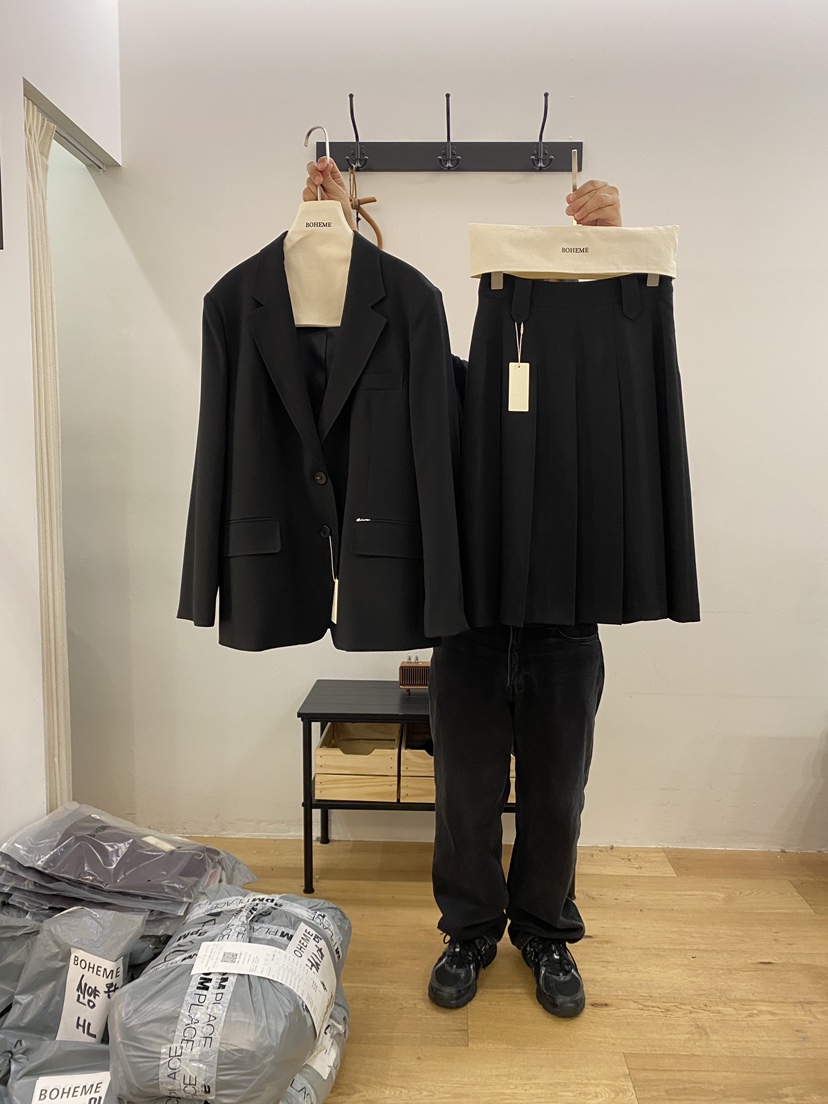 BOHEME東大門代購女裝新品推薦職業時尚真品休閑熱賣長裙BOHEME長裙
