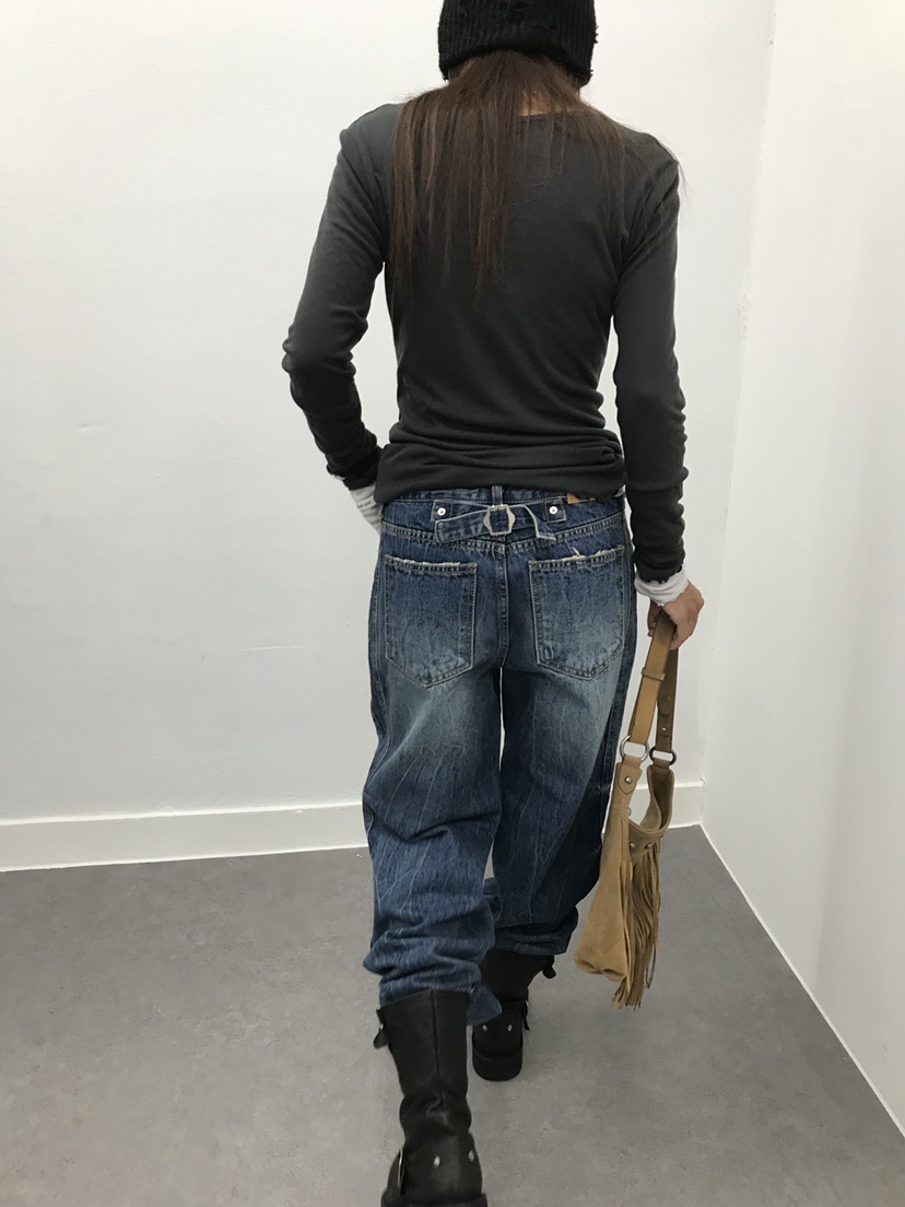 NEAR LEAP-P韓國直郵女士新款熱賣人氣時尚推薦休閑牛仔褲NEAR LEAP/The N:L牛仔褲