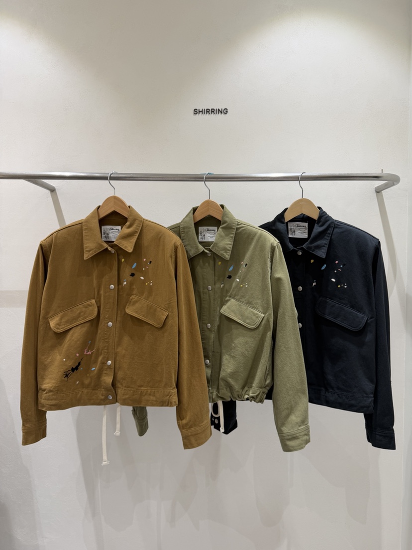 SHIRRING東大門實拍女裝新款休閑人氣真品時尚推薦夾克刺繡SHIRRING夾克