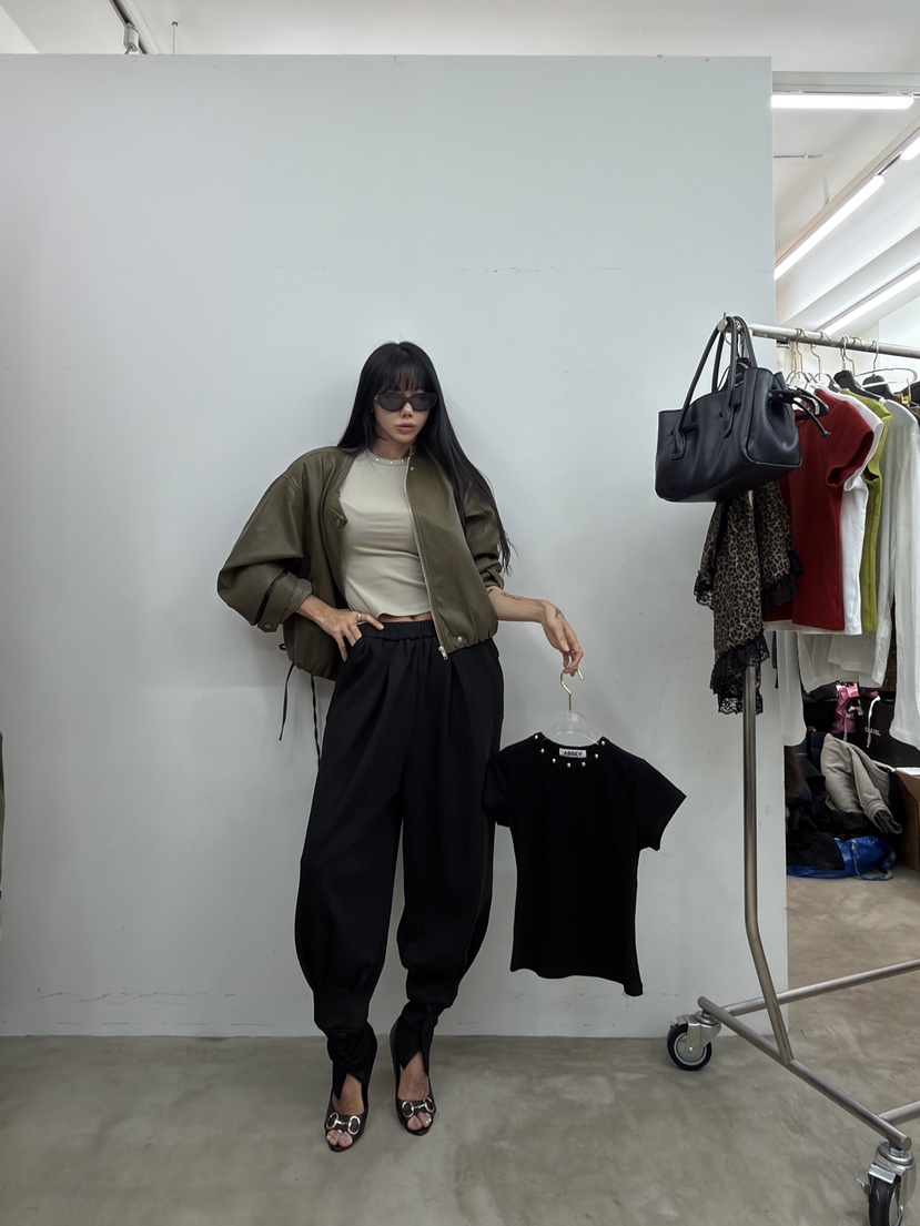 ABBEYLEE韓國直郵女裝新品推薦熱賣時尚真品人氣休閑夾克ABBEYLEE夾克