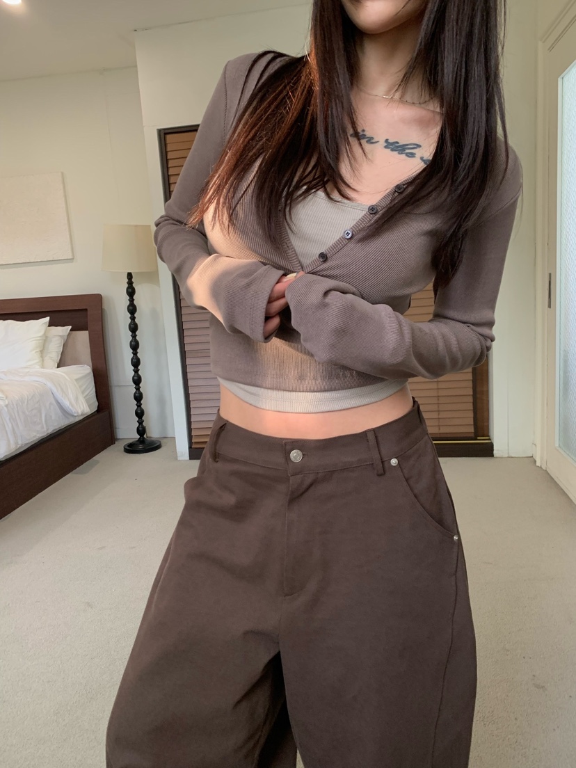 OKIE韓國直郵女士新款真品時尚職業休閑人氣推薦熱賣長袖T恤OKIE長袖T恤