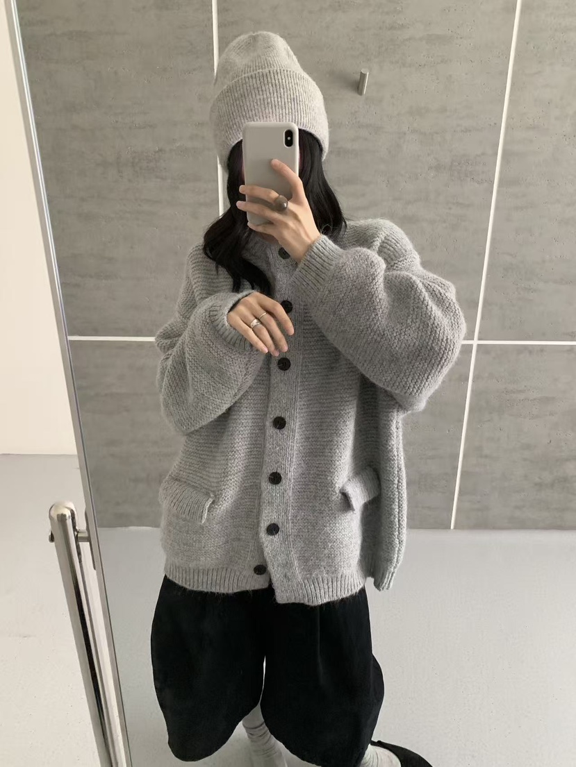 BONHEUR韓國直郵女士新品人氣真品休閑時尚推薦熱賣開衫開襟BONHEUR開衫
