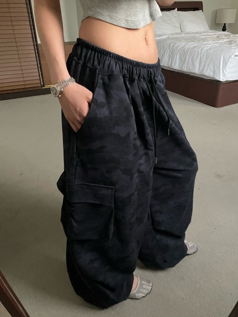 OKIE韓國代購女士新品推薦人氣熱賣時尚真品休閑休閑褲口袋OKIE休閑褲