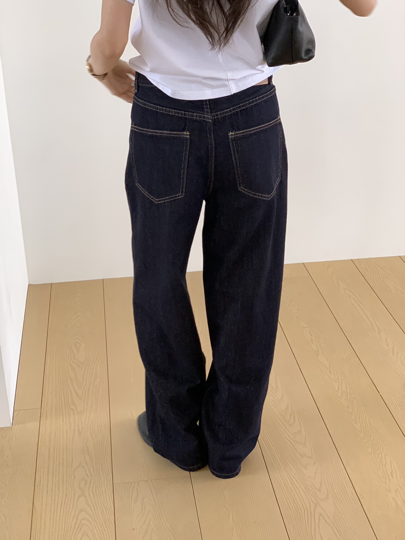 NOTICE韓國代購女士新品人氣職業推薦時尚牛仔褲直筒牛仔NOTICE牛仔褲