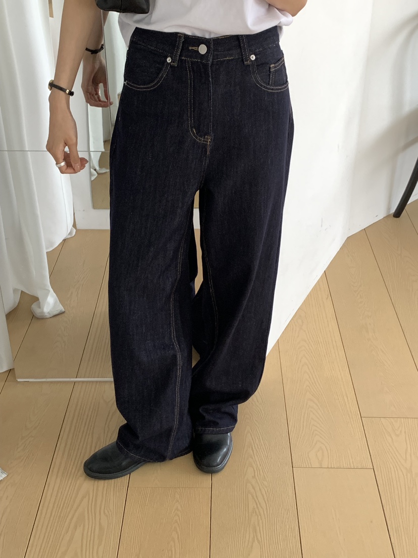 NOTICE韓國代購女士新品人氣職業推薦時尚牛仔褲直筒牛仔NOTICE牛仔褲
