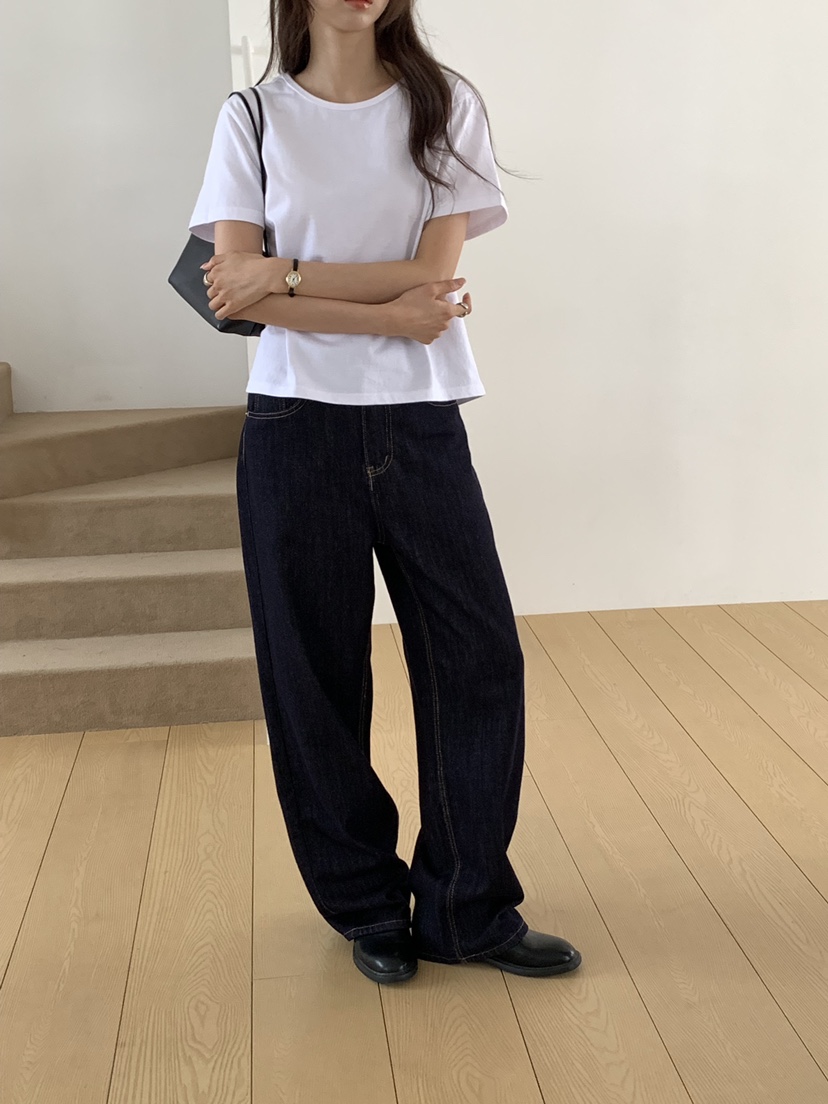 NOTICE韓國代購女士新品人氣職業推薦時尚牛仔褲直筒牛仔NOTICE牛仔褲