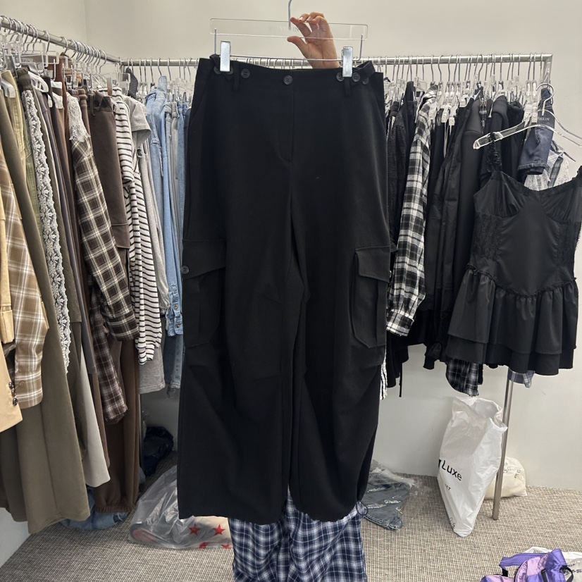 VIRKIN韓國代購女士新款時尚熱賣職業推薦真品休閑休閑褲VIRKIN休閑褲圖色4