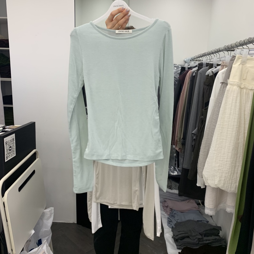 OWNS東大門實拍女裝新品真品人氣休閑推薦熱賣時尚長袖T恤OWNS長袖T恤圖色3