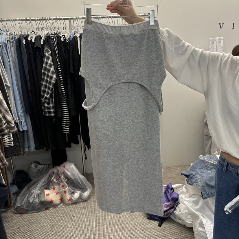 VIRKIN東大門代購女裝新品真品休閑推薦時尚熱賣長裙舒適的VIRKIN長裙圖色2
