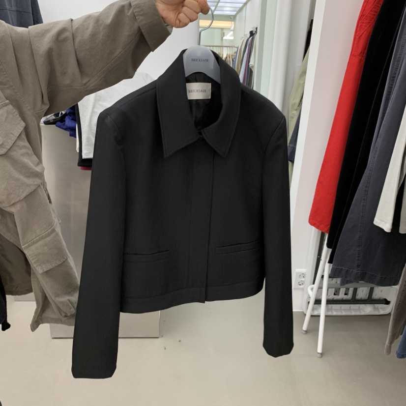 BRICKSADE東大門實拍女士新品人氣真品推薦時尚夾克短款翻領BRICKSADE夾克圖色2